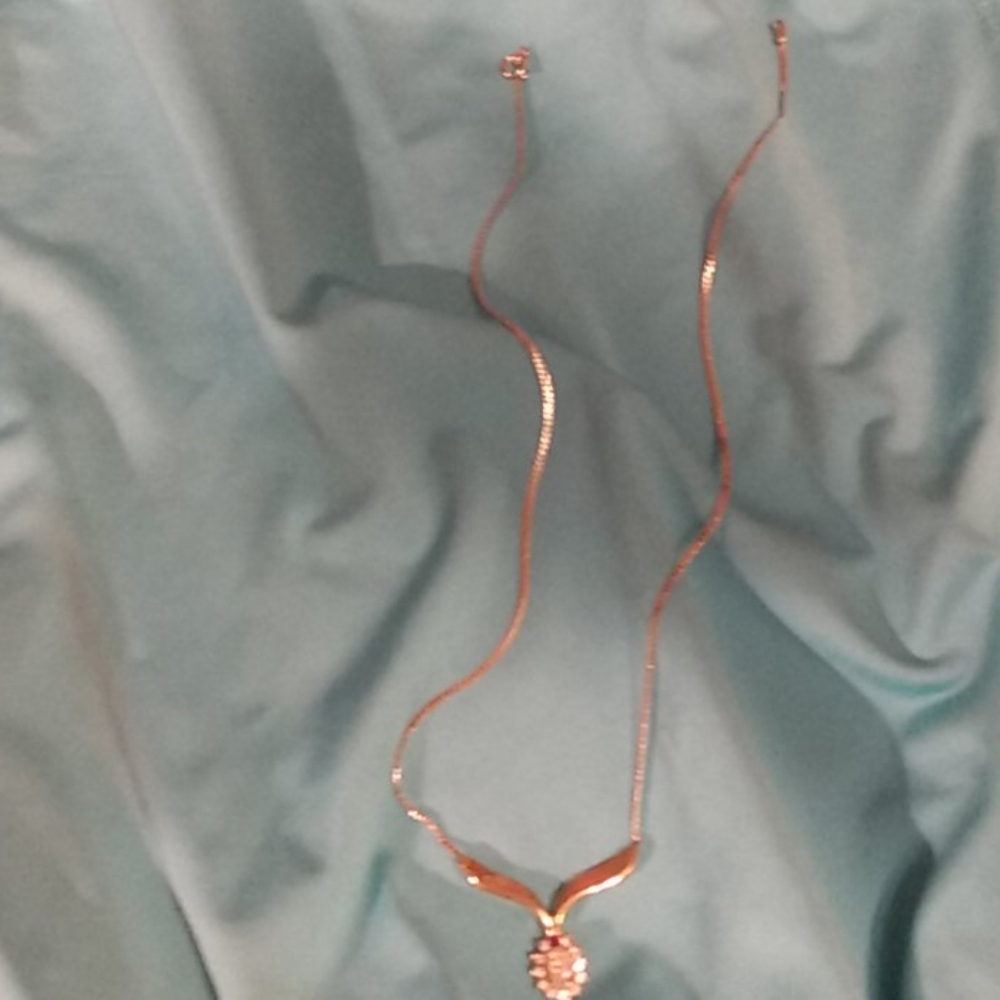 Opal ruby necklace - Picture 2 of 5